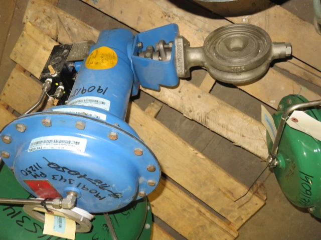 Jamesbury 4"-150  Butterfly Valve with Pneumatic Actuator  , Unused