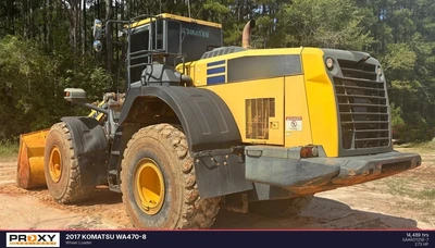 Used 2017 KOMATSU WA470-8 Wheel Loaders Alabama US | Proxy Equipment #1516596