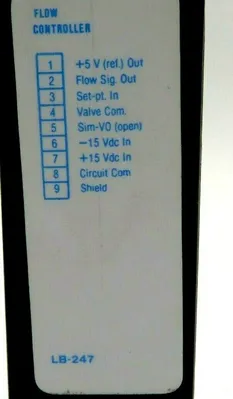 NEW PORTER 201-R-S-V-C MASS FLOW CONTROLLER 1.5SLPM 02 30 PSIG 201RSVC