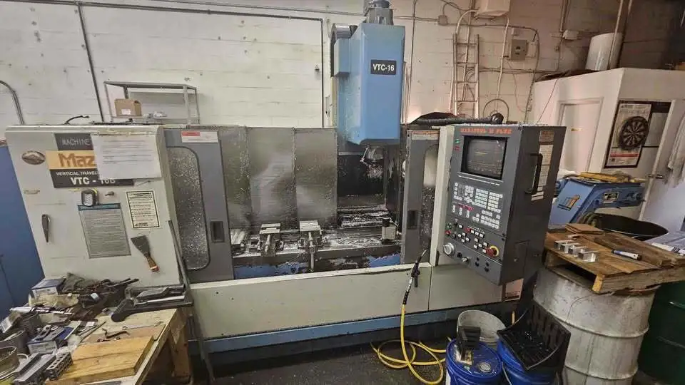 Used 1997 MAZAK VTC-16B Vertical Machining Centers Ohio US | Toolquip, Inc. #1250589