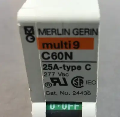 Used Merlin Gerin Gerin Multi9 C60N Circuit Breakers South Carolina US | Palmetto Automation #1280295