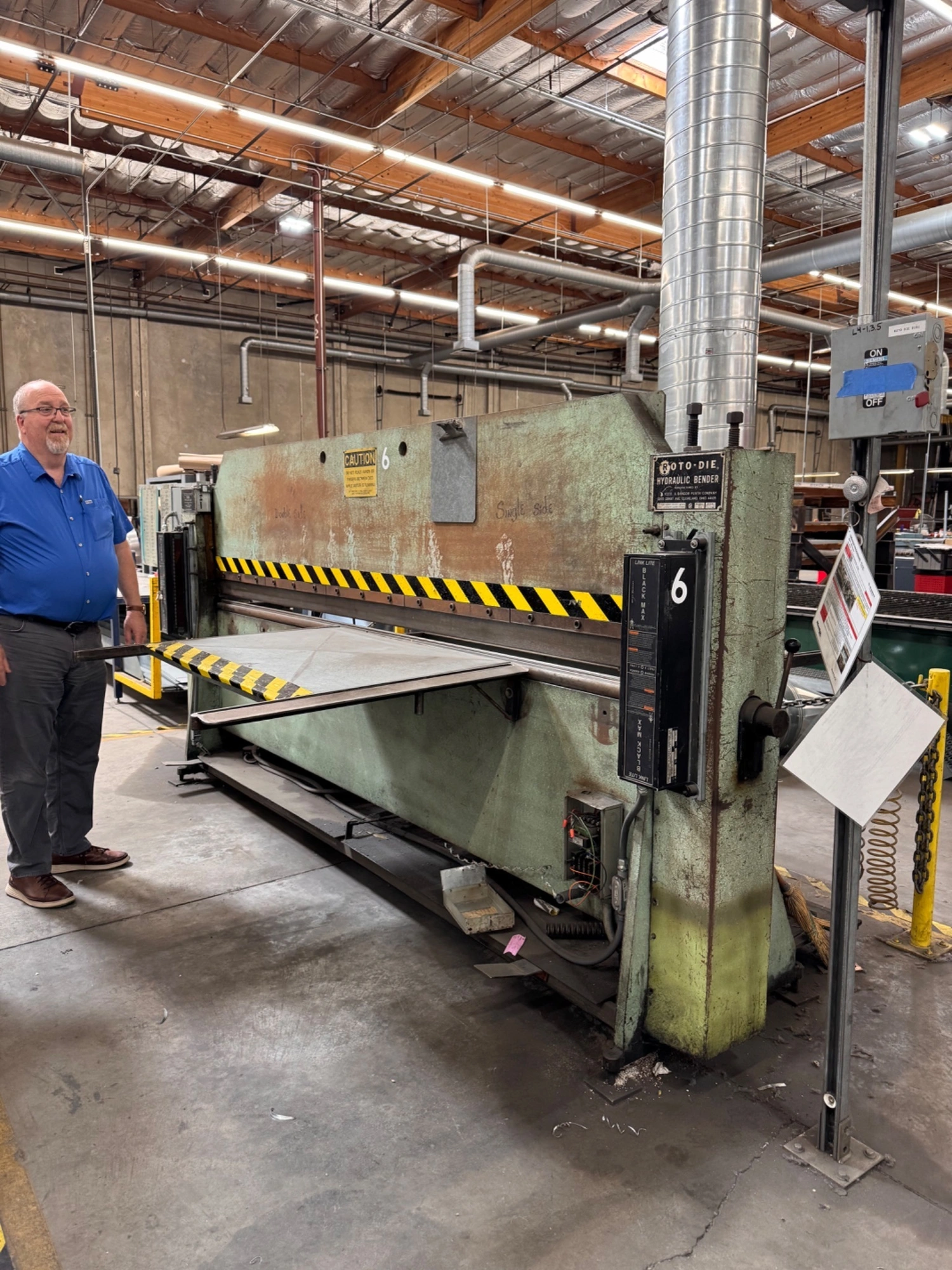 Used 1993 ROTO-DIE 10 Press Brakes California US | Norcal Machinery #1352380