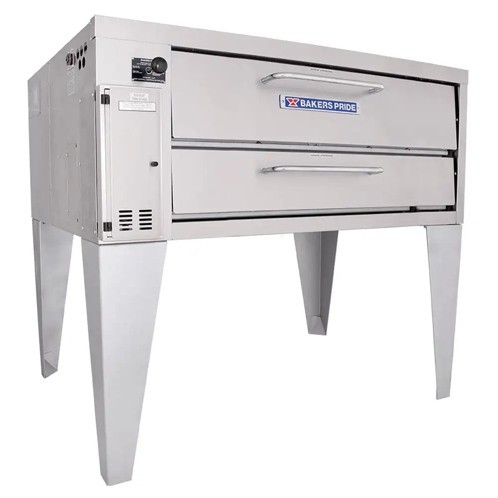 Bakers Pride 451 Super Deck Floor Model Single Pizza Deck Oven - Natural Gas