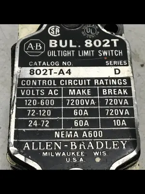 USED ALLEN BRADLEY 802T-A4 SER D