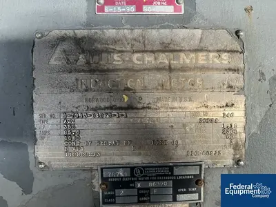 USED Gruendler Crusher & Pulverizer Co Gruendler Hog Hammer Mill, Model 72-4, 350 HP