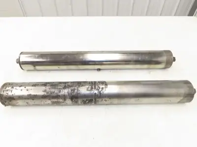 Hytrol 2-5/8" Snub Idler Roller 24" Hytrol Conveyor 21"BF 11/16" Hex Lot of 2