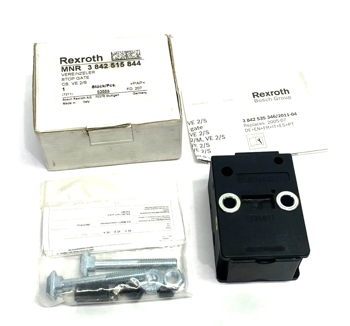 New | in-Stock Bosch Rexroth 3842515844 Pneumatic Cylinders Michigan US | Maverick Industrial Sales #1454197