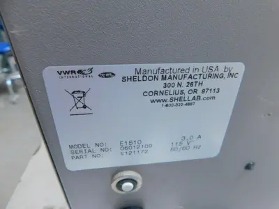 Used VWR E1510 Miscellaneous Laboratory Equipment Texas US | Aucto #1455895