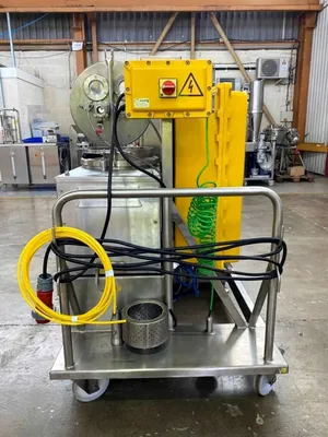 Rousselet Robatel RC 30 VxR XP basket centrifuge, Hastelloy C-22.