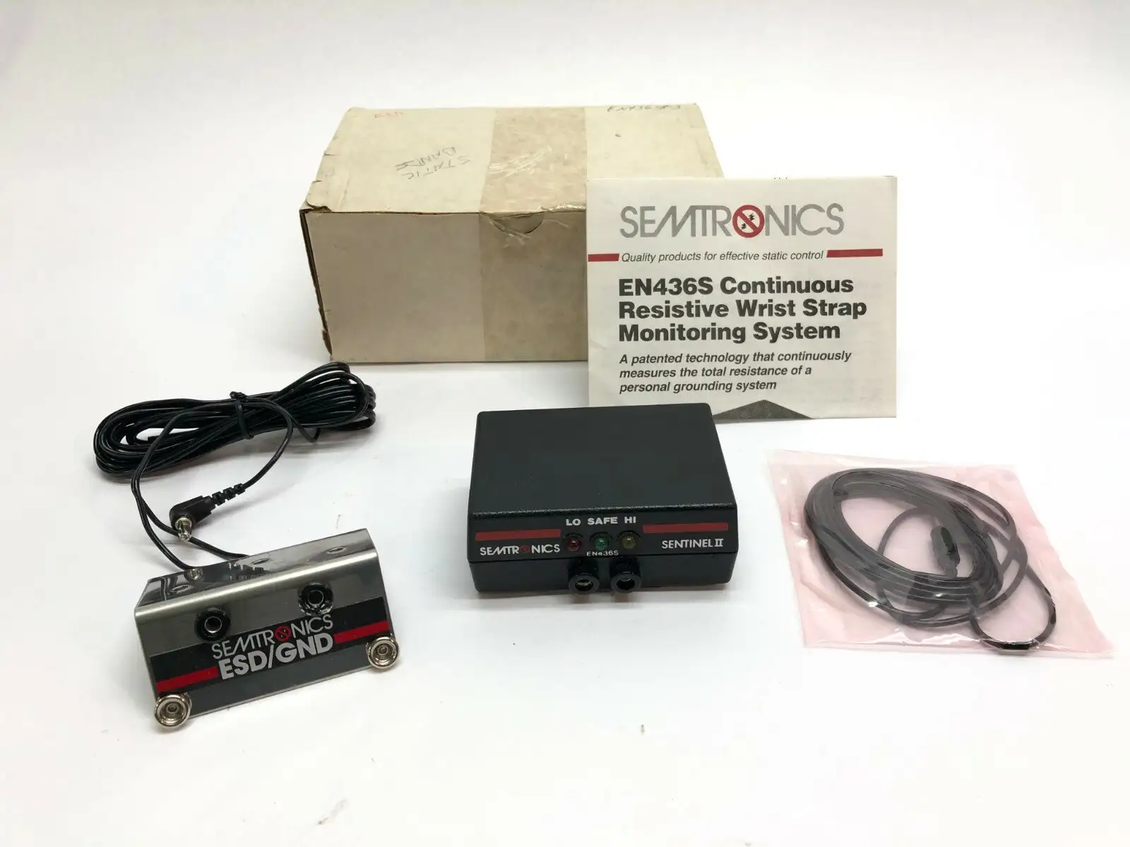 New | in-Stock Sentinel Continuous Resistive Wrist Trap Ground Monitoring ESD Testers Michigan US | Maverick Industrial Sales #1396190