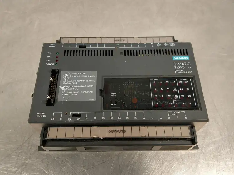 Used Siemens Simatic PLC Processors | Palmetto Automation #1148821