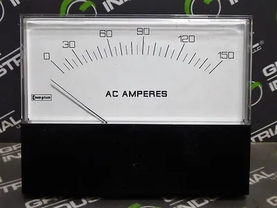 Crompton RSLT1069 Panel Meter 0 - 150 Amperes 36402AALSPZC6 New NIB
