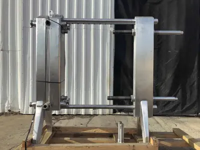 APV/Crepaco Model R51 PHE Stainless Steel Heat Exchange Frame
