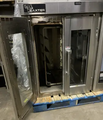 8-0118 Baxter OV300G Natural Gas Rotating Mini Rack Convection Oven