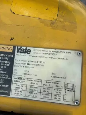 Used 2018 Yale GLP050MX Liquid Propane Forklifts Ohio US | Value Forklifts #1293907
