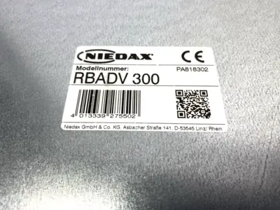 USED NIEDAX CABLE TRAY SYSTEM COVER FOR 45° ELBOW 304MM WIDTH SHELFWARE