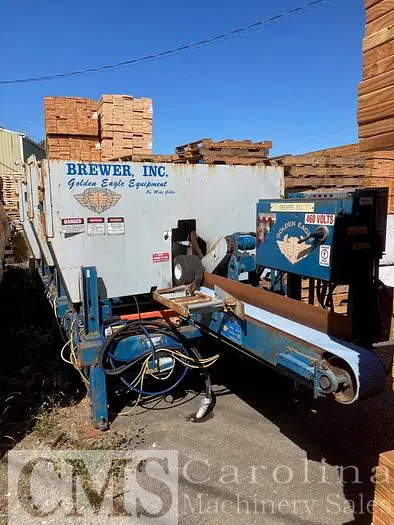 Used BREWER 3-HEAD RESAW Sawmill Resaws | CAROLINA MACHINERY SALES #421059