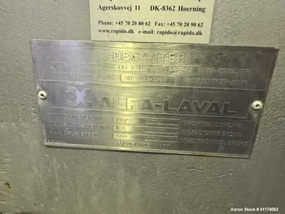 USED ALFA LAVAL MRNX 414B-31G
