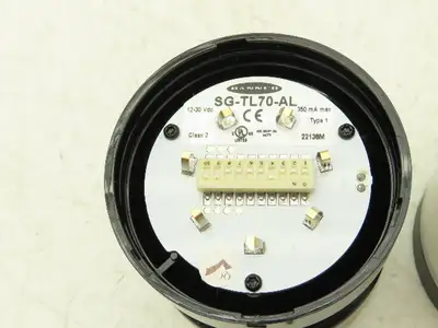 Banner TL70GYRALT TL70 Tower Light 3-Color Loud Audible Indicator 12-30VDC