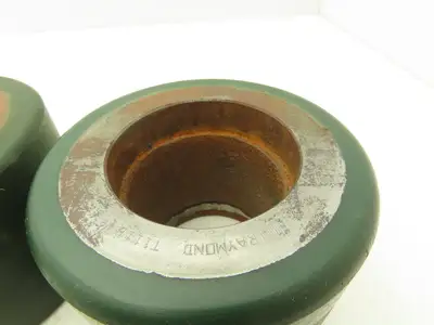 Raymond 313687-001 Industrial Wheel Resilient Solid 5x3.62" T111B Lot of 2