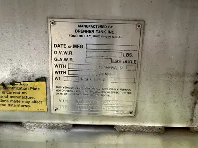 Used 1993 BRENNER 307 SS Tanker Trailers Texas US | MCO Truck & Equipment #1513841