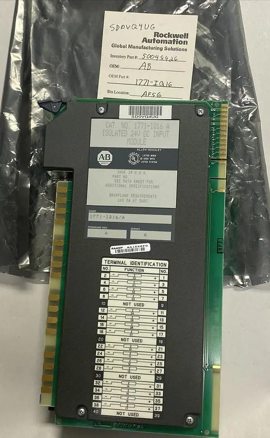 Used ALLEN-BRADLEY 1771-IQ16 Industrial Controls Ohio US | Surplus Asset Holdings #1240267