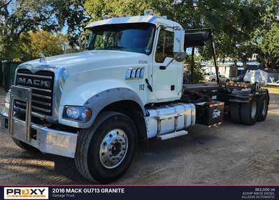 Used 2016 MACK GU713 GRANITE Garbage trucks Florida US | Proxy Equipment #1381955