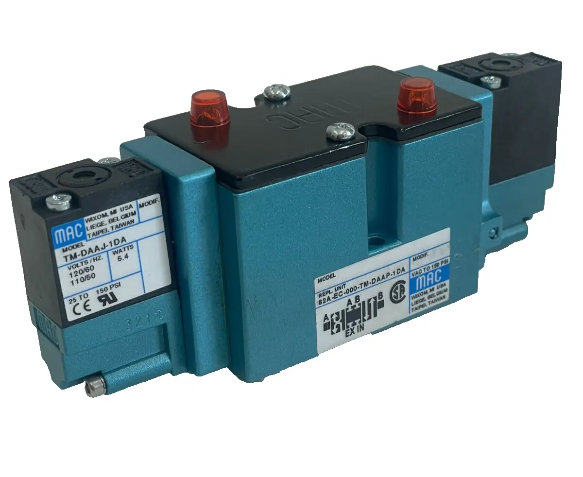 NEW MAC VALVES 82A-EC-000-TM-DAAP-1DA SOLENOID VALVE 82AEC000TMDAAP1DA