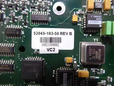 Square D 52045-103 EQ5340 Weld Control Processor Board 52045-102 Rev. B Used