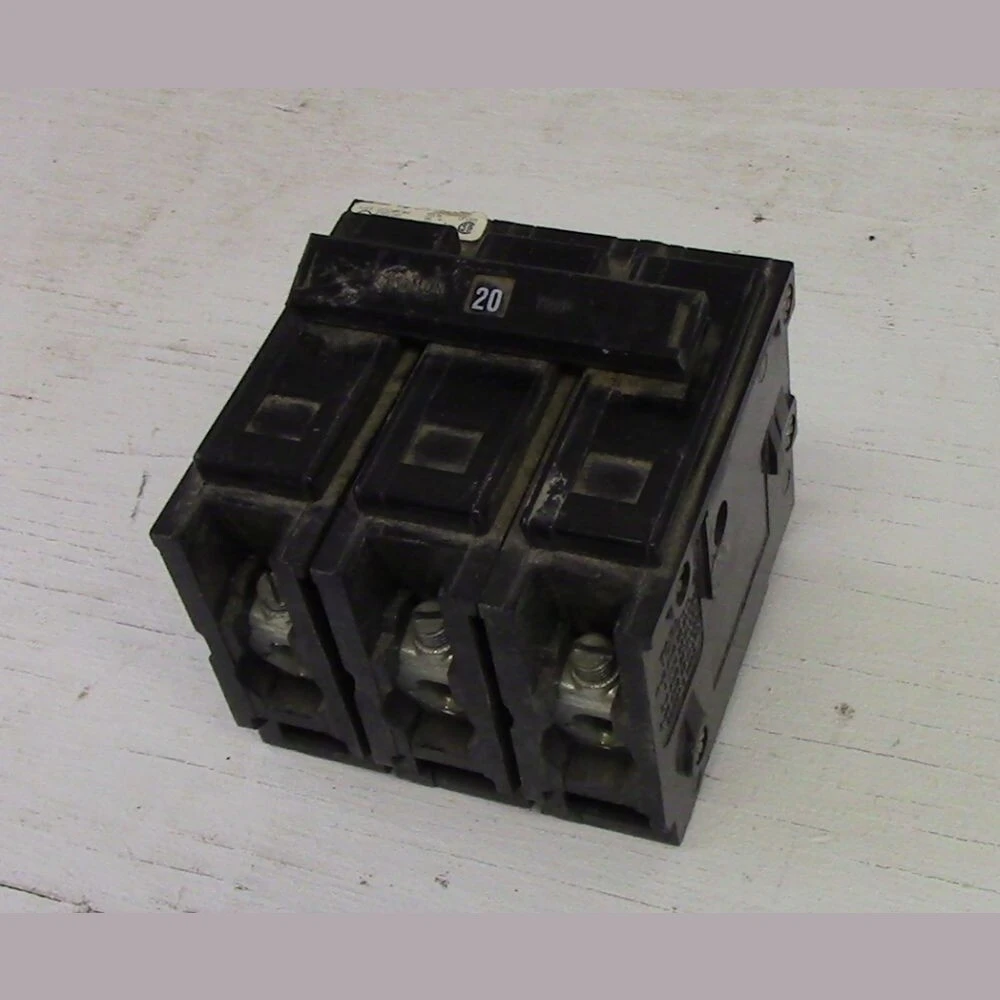 Cutler Hammer 3 Pole 20 Amp Bolt-on Breaker