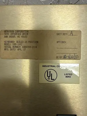New | in-Stock NEMATRON KBD-1002 Misc Electrical & Power Parts | Surplus Asset Holdings #1217676