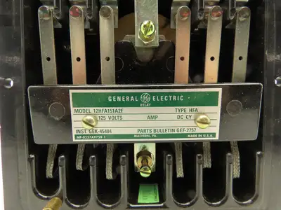 General Electric 12HFA151A2F Relay 125V DC Type HFA