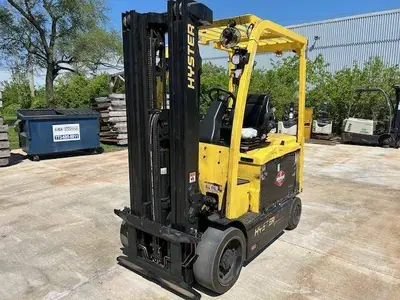 Used HYSTER E65XN-40 4-Wheel Sit down Electric Counterbalance Forklifts Illinois US | Somerset Equipment Sales #1546237