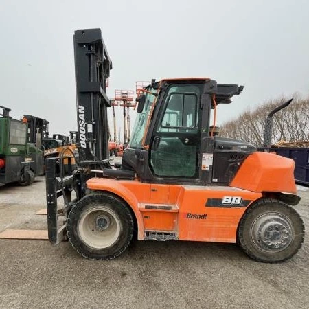Used 2023 DOOSAN D80S-9 Internal Combustion Forklifts: Pneumatic Tire Alberta CA | Leavitt Machinery #1443708