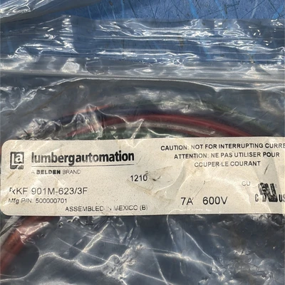 Lumberg Automation RKF 901M-623/3F Single Ended Cordset 500000701 NNB