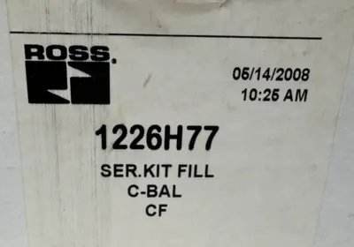 NEW ROSS 1226H77 SER. KIT FILL C-BAL CF