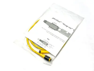 New | in-Stock Turck Picofast Snap-On Connector Cordset Connector Accessories Michigan US | Maverick Industrial Sales #1462821