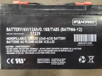 USED STANDARD BATPM6-12