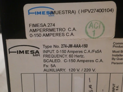 NEW FIMESA 274-JM-AAA-150