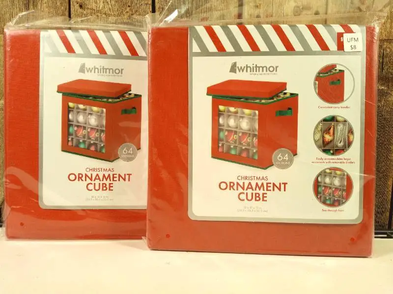 Ornament Cube Holders (set of 2)