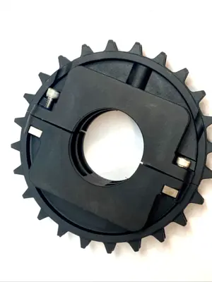 USED REXNORD 2IN I PA MOLDED NYLON SPLIT SPROCKET 24T 2" BORE IDLER