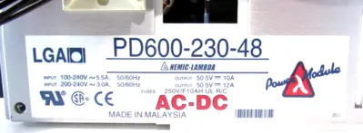 NEW LAMBDA PD600-230-48 POWER SUPPLY PD60023048
