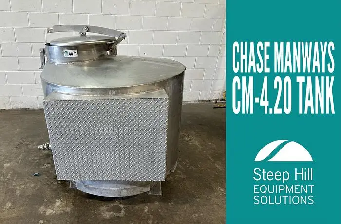 Used MANWAYS CM-4.20 Stainless Steel Tanks | Steep Hill Equipment Solutions #772536