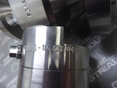 1/2" Perrin PS86H-0,5-L BA280 Series 80-M Two Way Ball Valve Class 400 Used