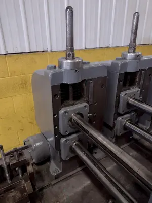6  STAND x 1.5'  YODER MODEL M1-1/2 ROLLFORMER WITH 12" ROLL SPACE: STOCK #17190
