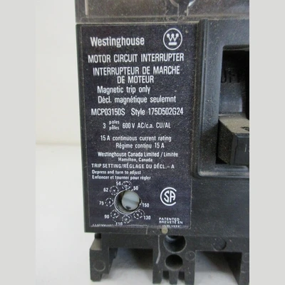15A Westinghouse MCP03150S Breaker