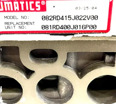 NEW NUMATICS 082RD415J022V00 PNEUMATIC REGULATOR