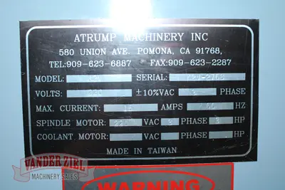 Used TRUMPF _UNKNOWN_ Vertical Mills Michigan US | Vander Ziel Machinery Sales #1513386