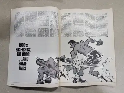 USED BOXING ILLUSTRATED APRIL 1990