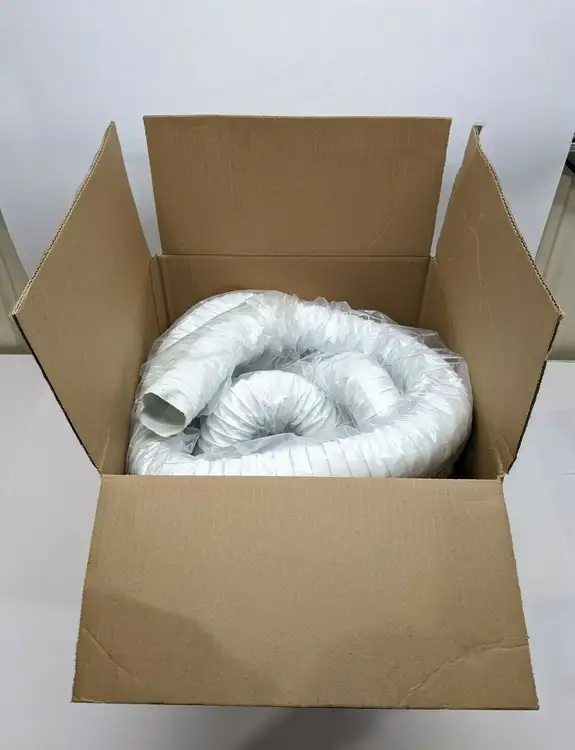 New | in-Stock FLEXHAUST WHITE HOSE 2.5” ID X 25’ FEET Hoses | Maverick Industrial Sales #1115306